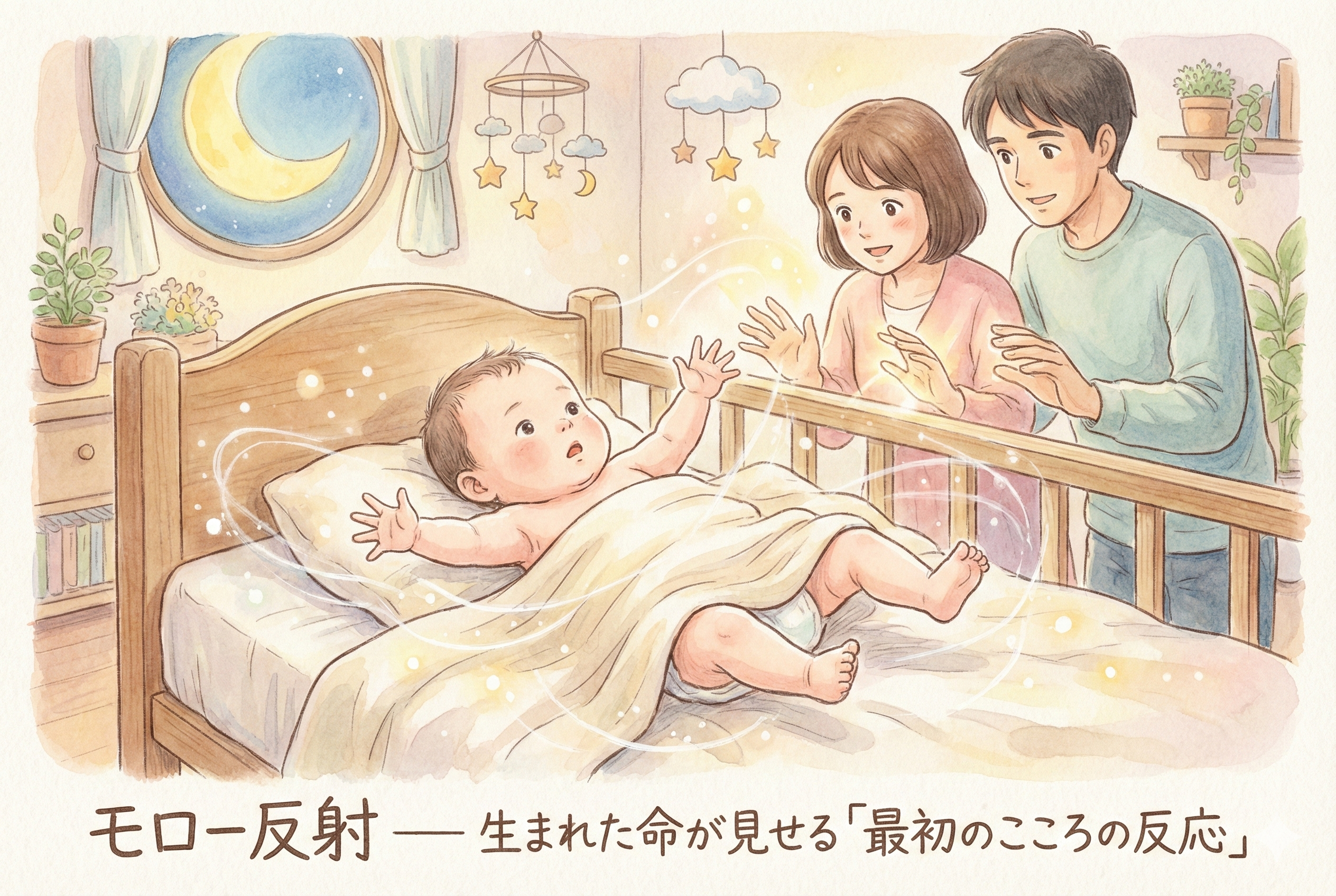 モロー反射とは？いつまで続く？原因・対策から「点頭てんかん」との見分け方まで徹底解説