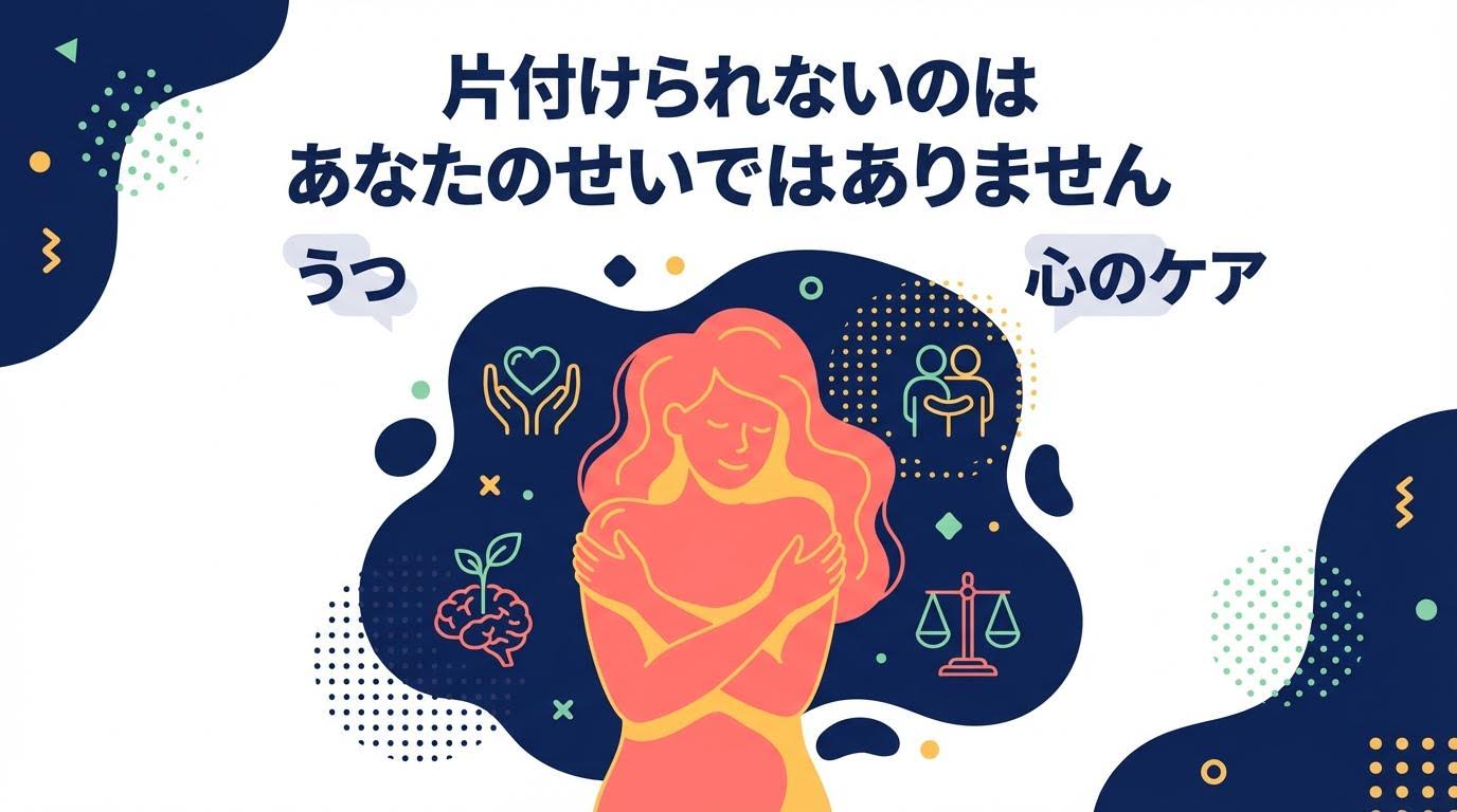 「部屋が汚くて人を呼べない…」うつで片付けられないのはあなたのせいではありません